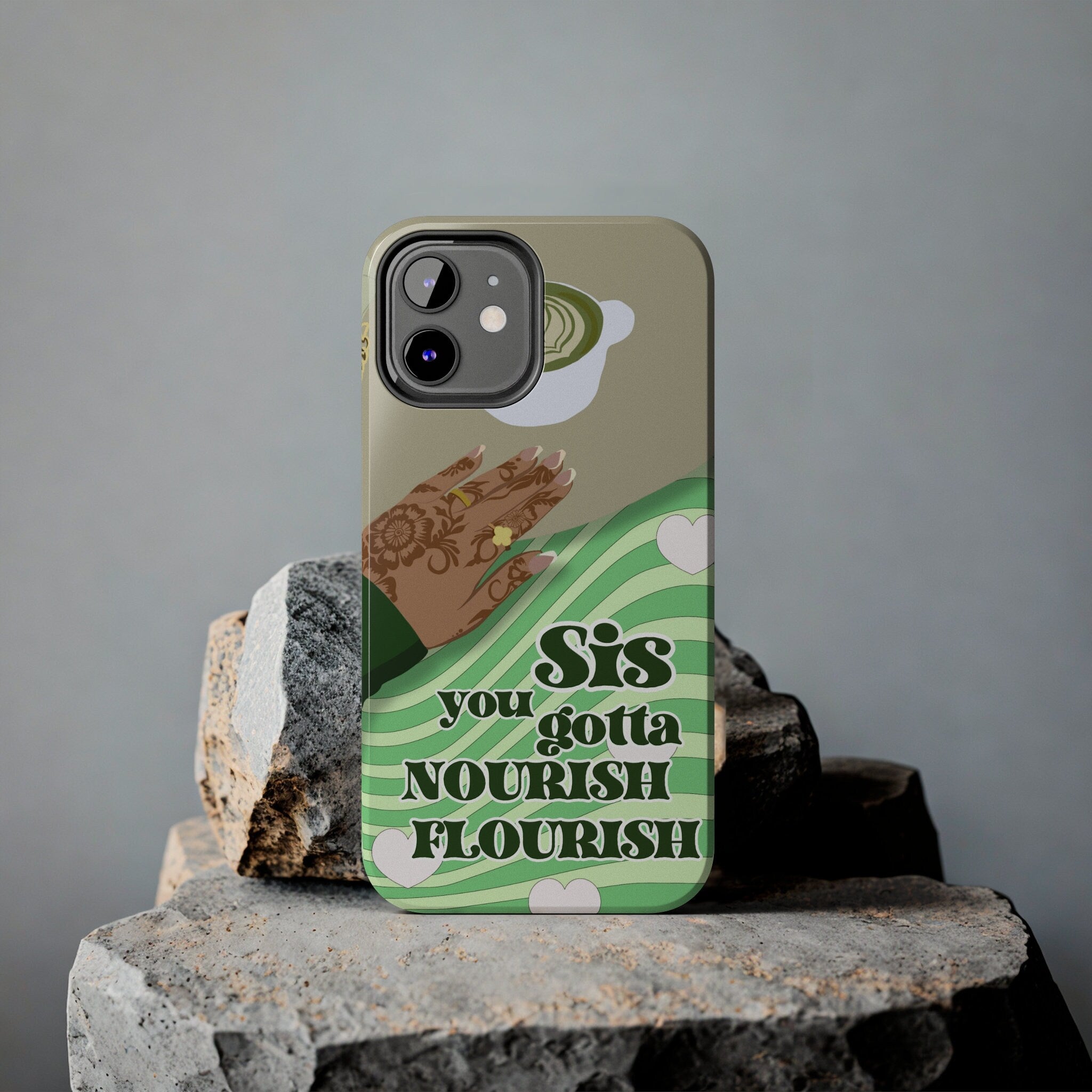 Nourish To Flourish Protective Phone Case