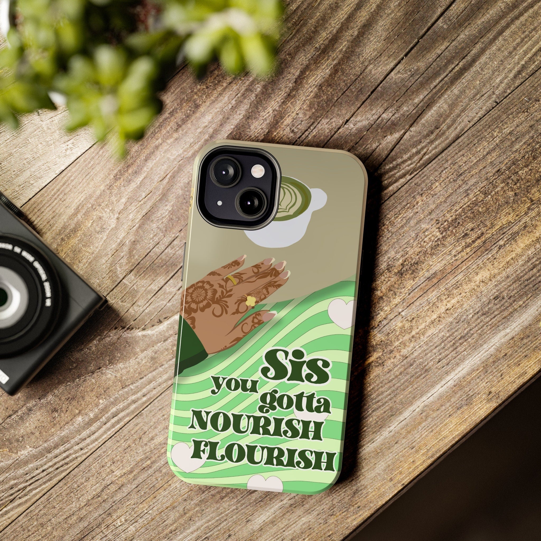 Nourish To Flourish Protective Phone Case