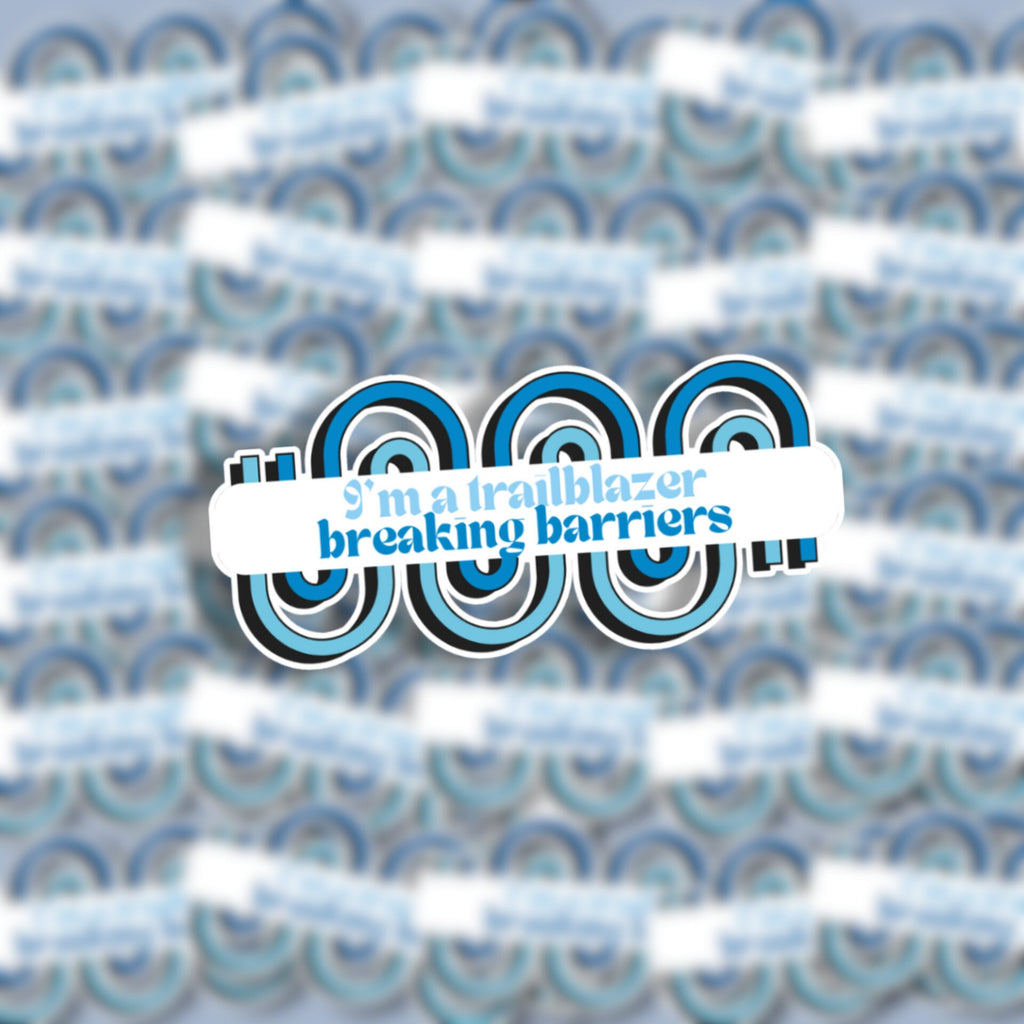 Trailblazer Breaking Barriers Matte Sticker