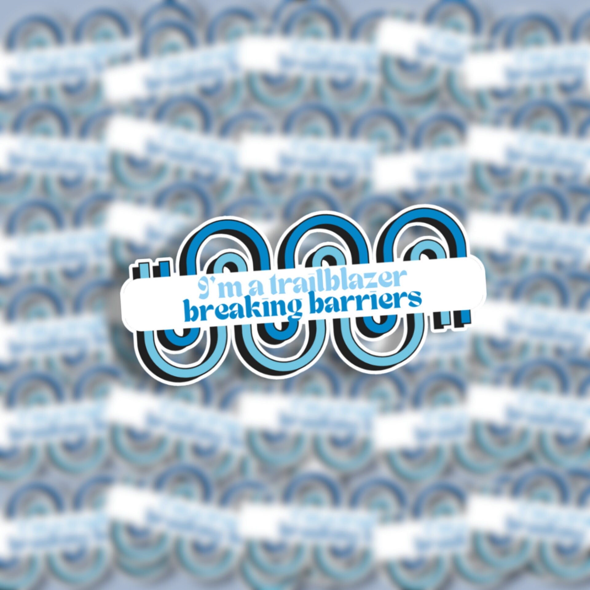 Trailblazer Breaking Barriers Matte Sticker