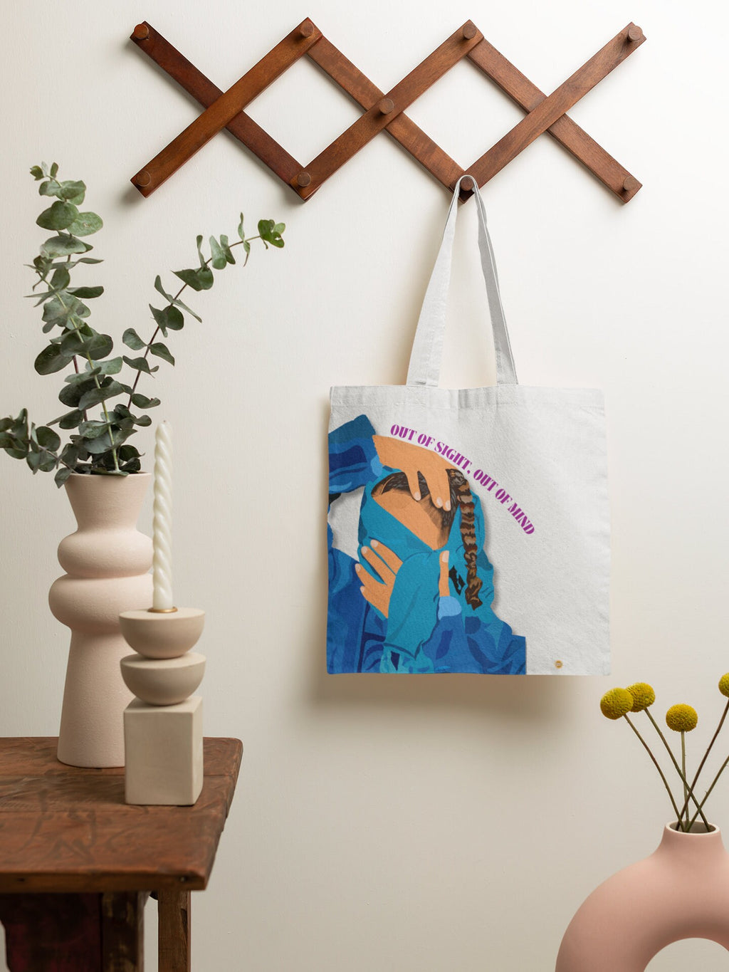 Out Of Sight, Out Of Mind Cotton Tote Bag