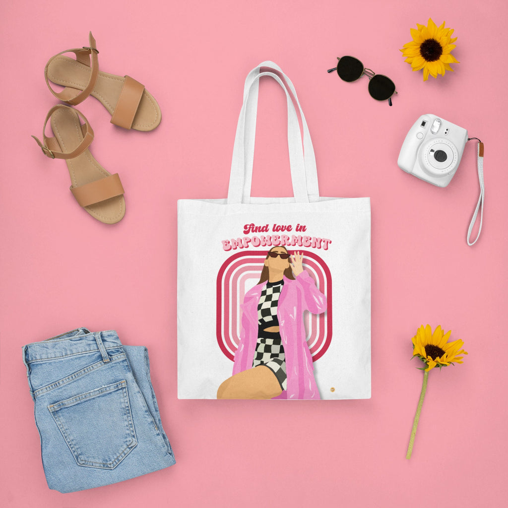 Find Love In Empowerment Cotton Tote Bag