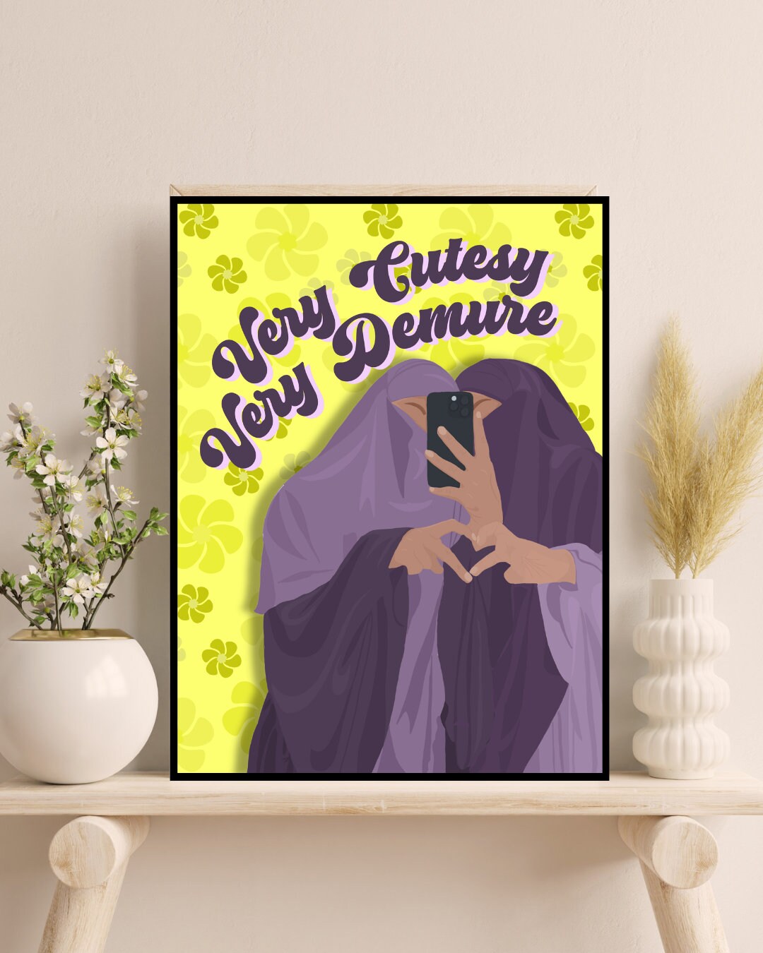 Very Cutesy, Very Demure Art Print