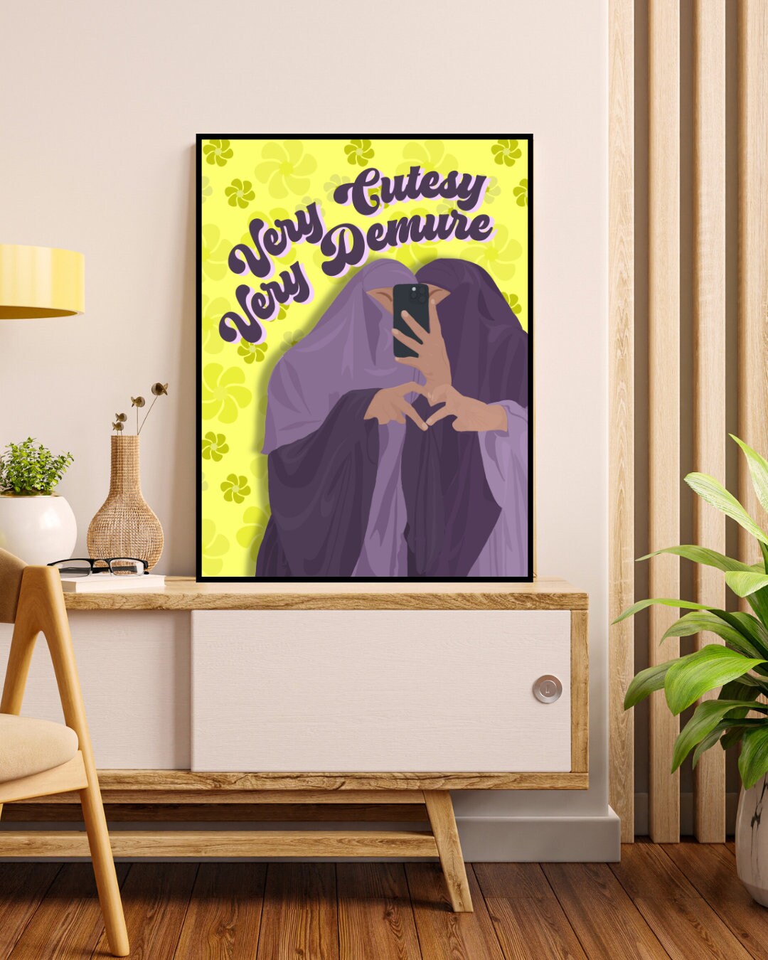 Very Cutesy, Very Demure Art Print