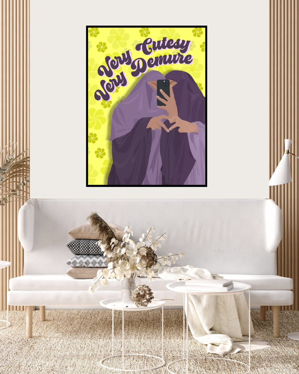 Very Cutesy, Very Demure Art Print