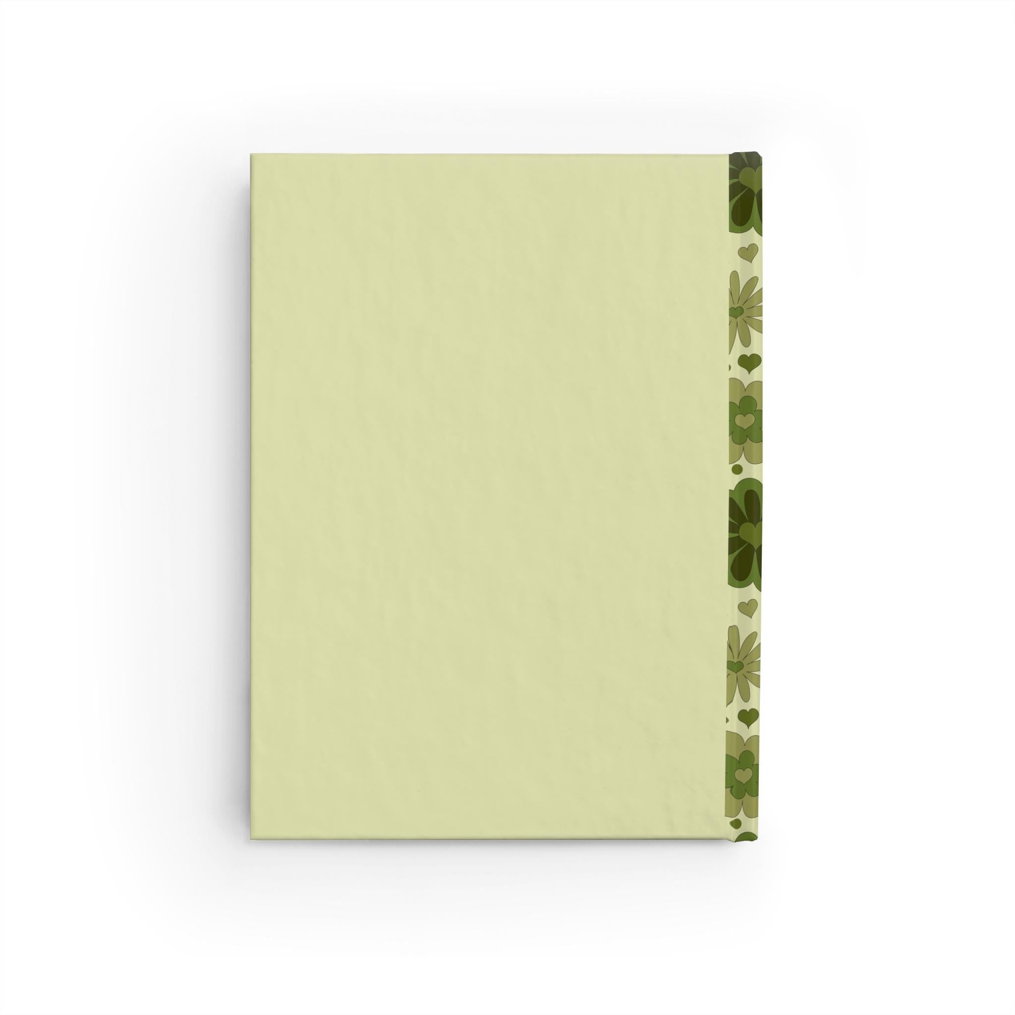 Green Pashmina Hijab Hardcover Journal