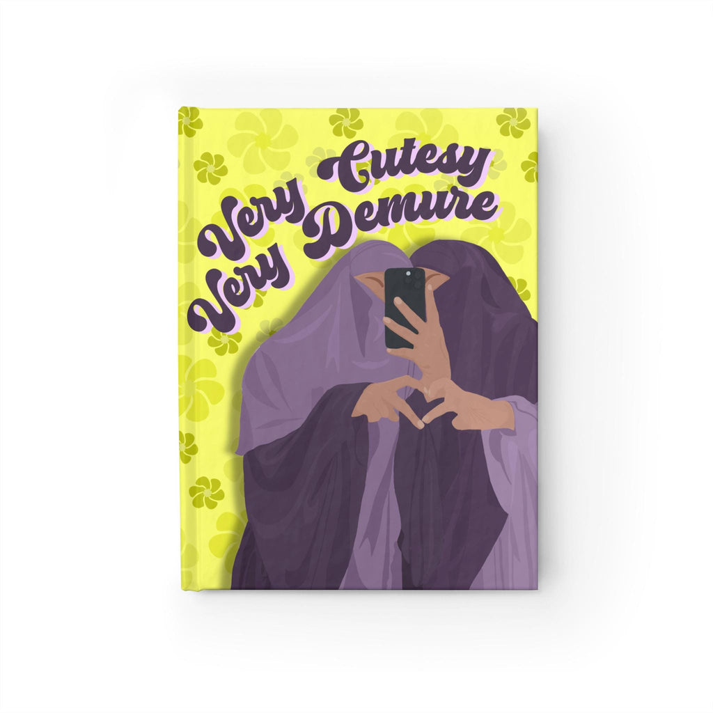 Cutesy Demure Muslim Girls Hardcover Journal