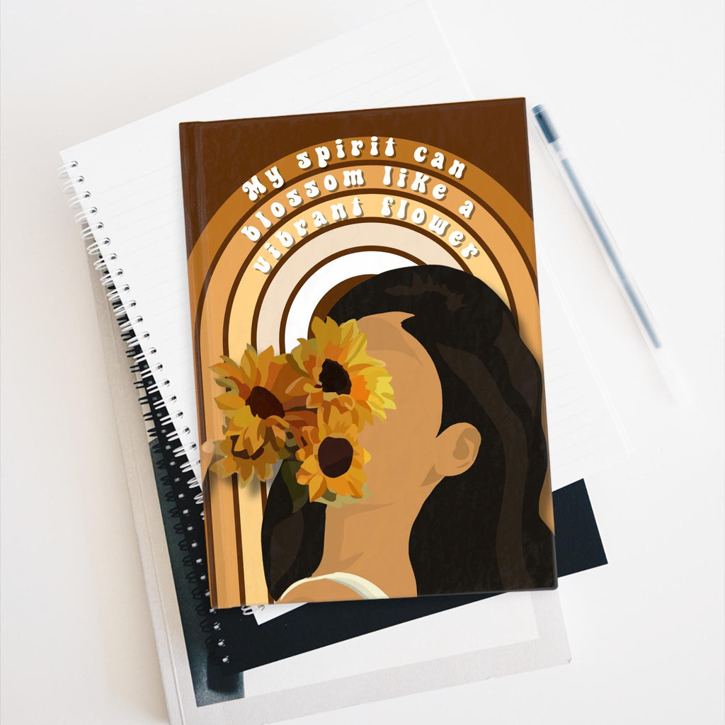 Vibrant Flower Hardcover Journal