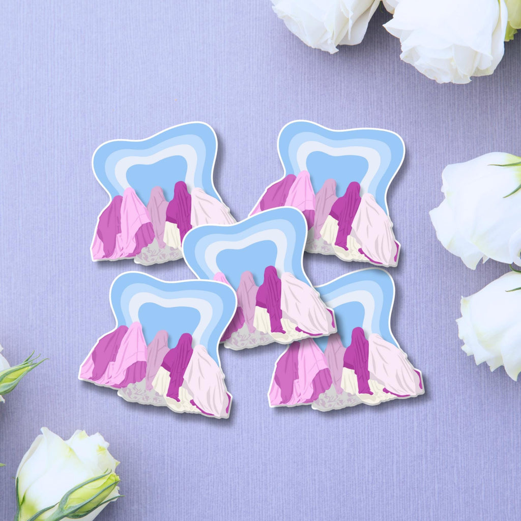 Black Girl Magic Sticker Pack | Purple Affirmation Stickers