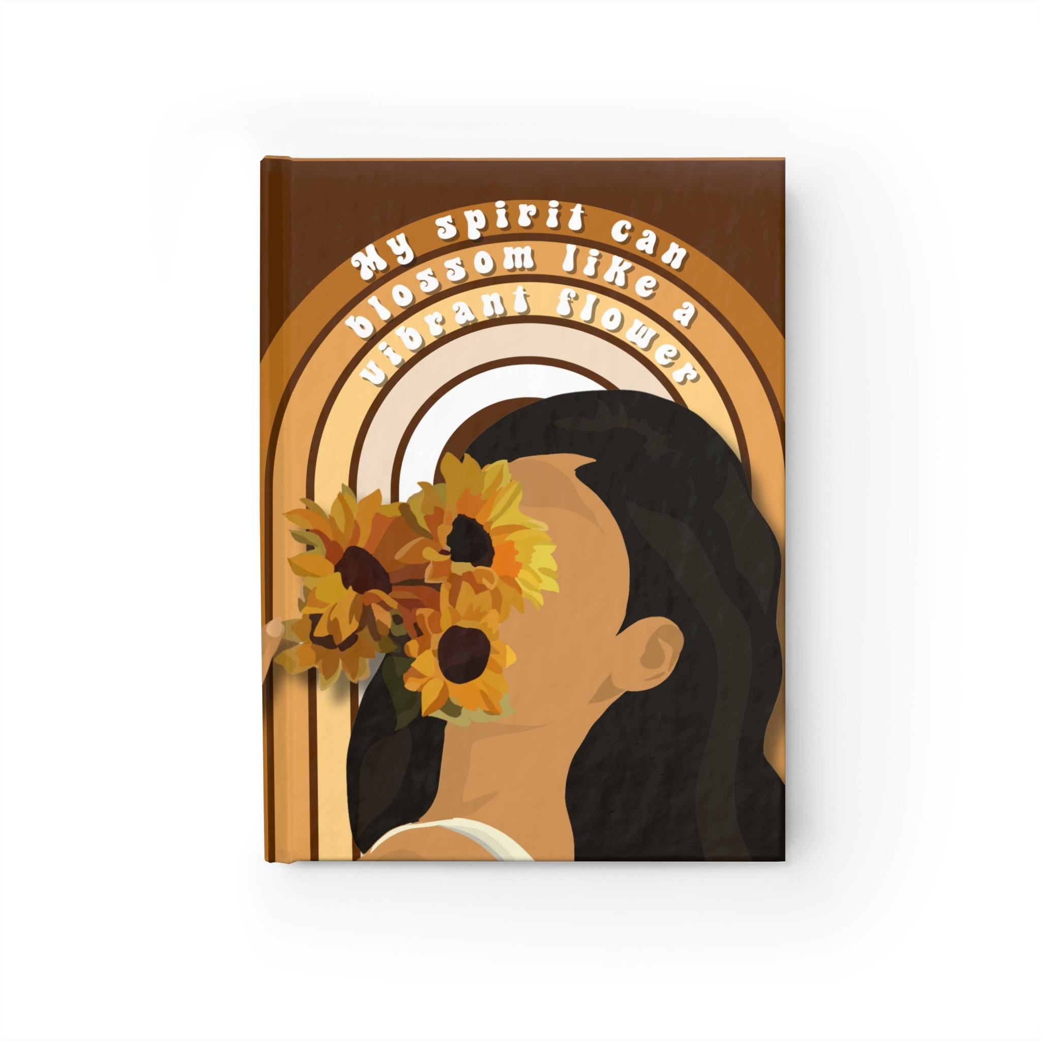 Vibrant Flower Hardcover Journal