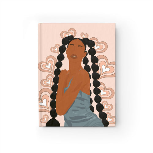 Black Girl Hearts Hardcover Journal