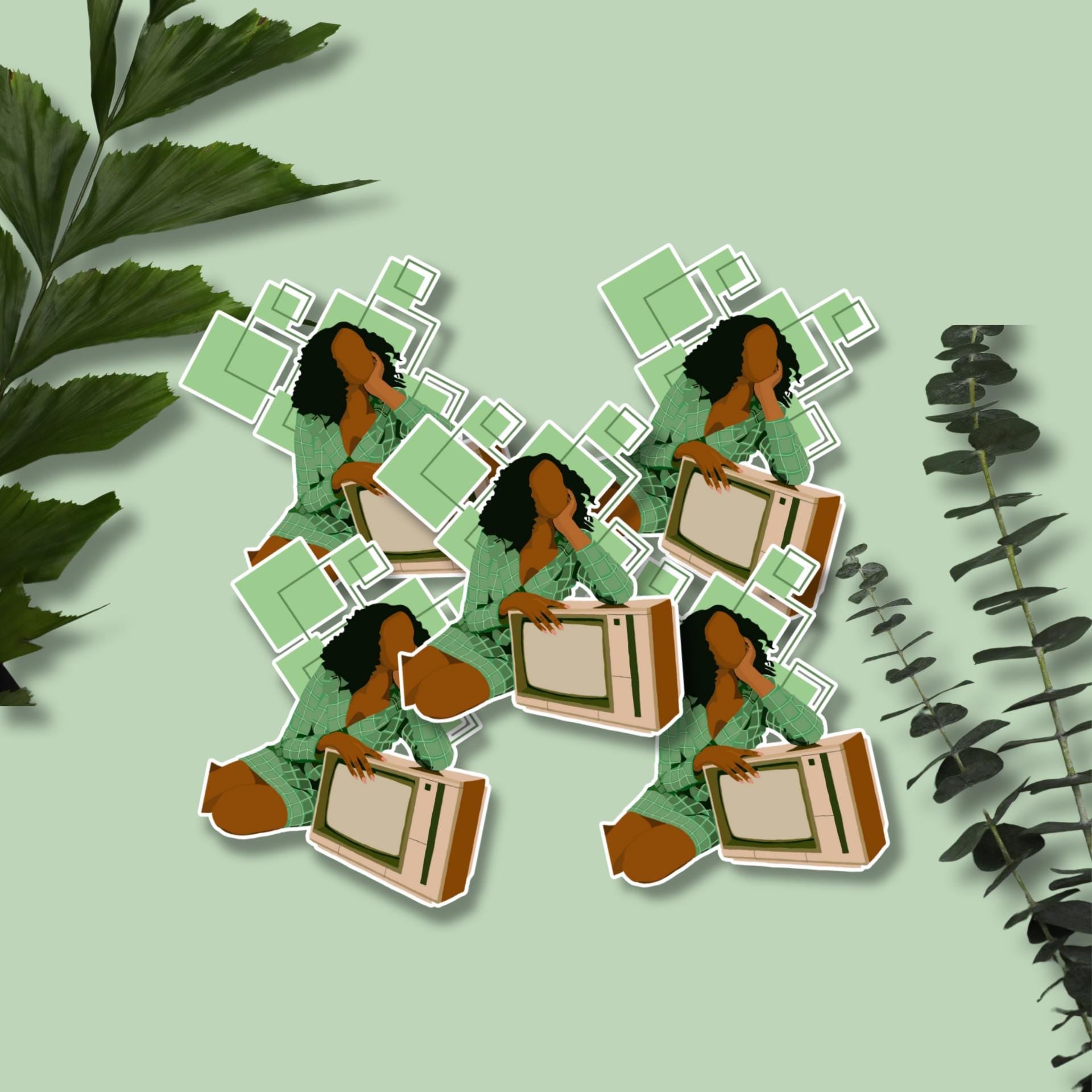 Black Girl Magic Sticker Pack | Positive Affirmations, Laptop, Water Bottle