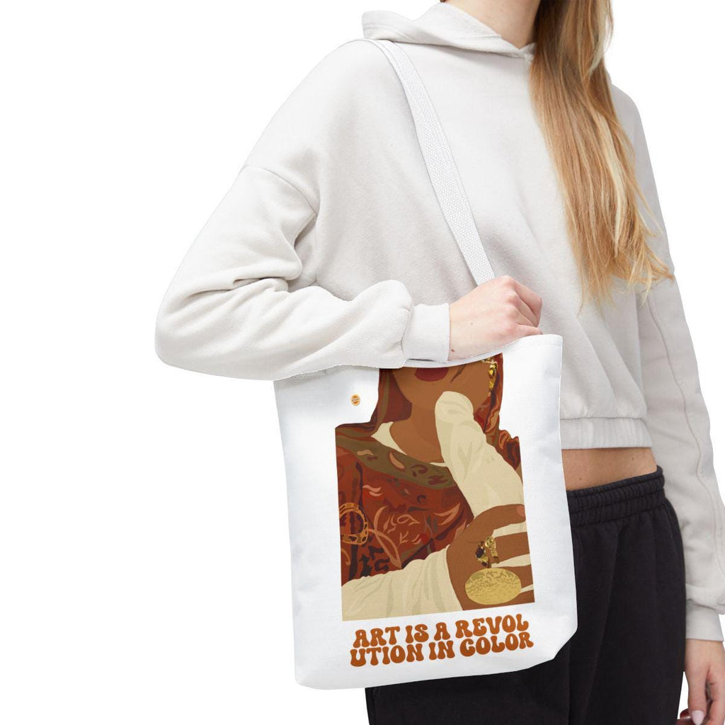 Art Is Revolution Cotton Tote Bag