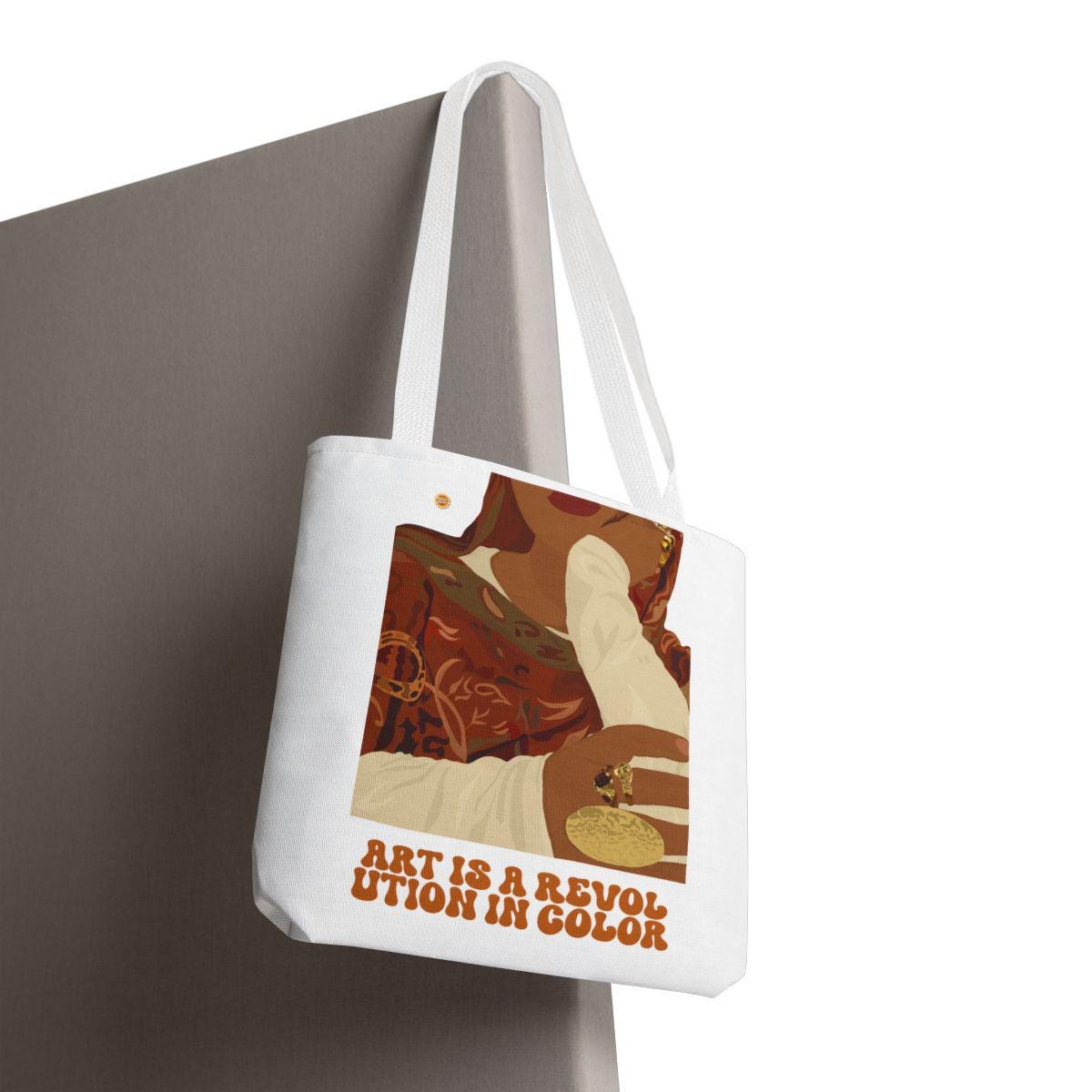 Art Is Revolution Cotton Tote Bag